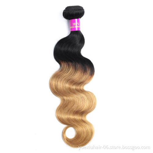 1b 27 ombre color hair  Vendors Free Sample Dropshipping Brazilian Hair Sample hair in stock